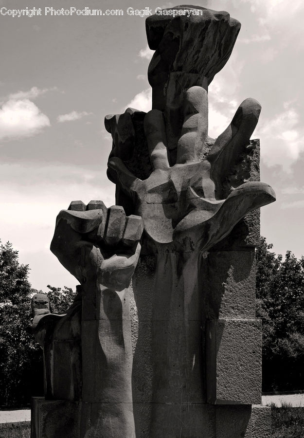 People, Person, Human, Art, Sculpture, Statue, Anchor