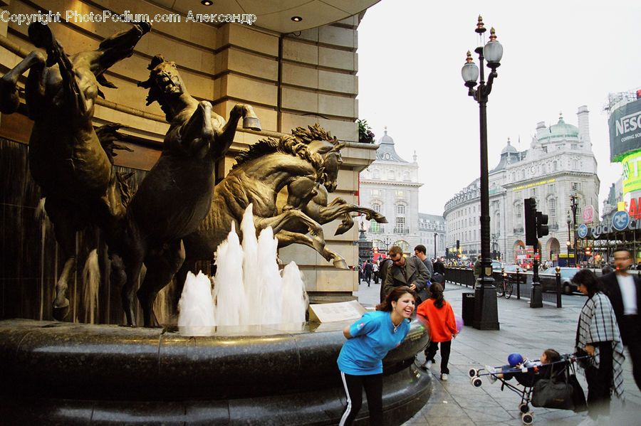 People, Person, Human, Dinosaur, Art, Sculpture, Statue