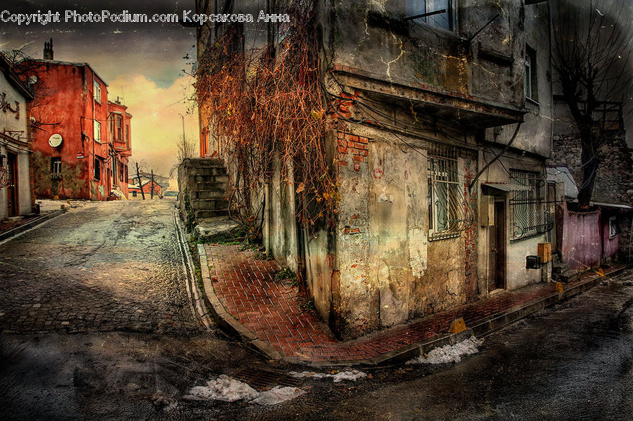 Cobblestone, Pavement, Walkway, Alley, Alleyway, Road, Street