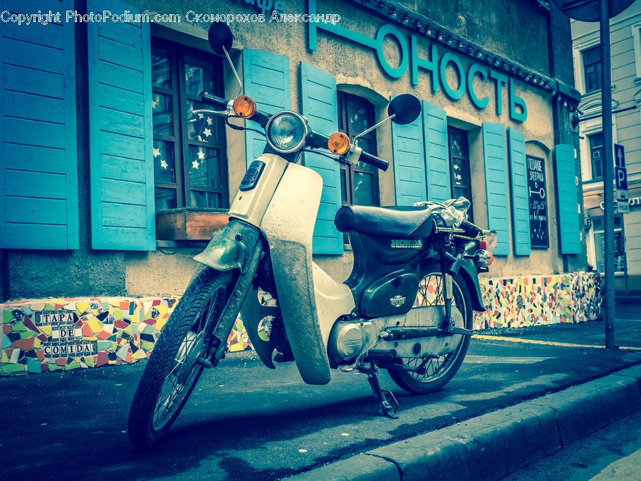 Motor, Motorcycle, Vehicle, Bicycle, Bike, Moped, Motor Scooter