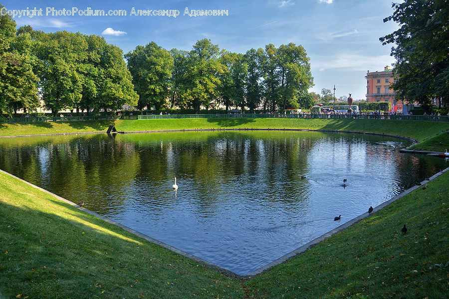 Outdoors, Pond, Water, Park, Canal, River, Golf Course