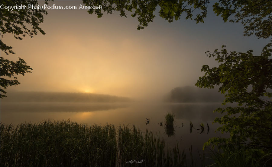 Dawn, Dusk, Sky, Sunrise, Sunset, Silhouette, Outdoors