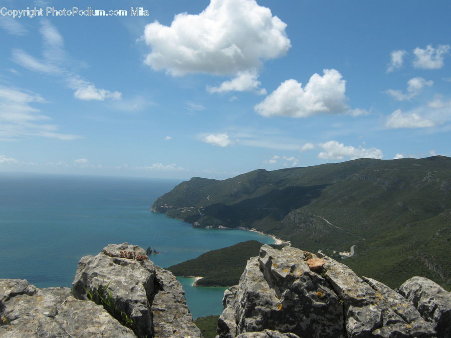 Promontory, Cliff, Outdoors, Coast, Sea, Water, Landscape