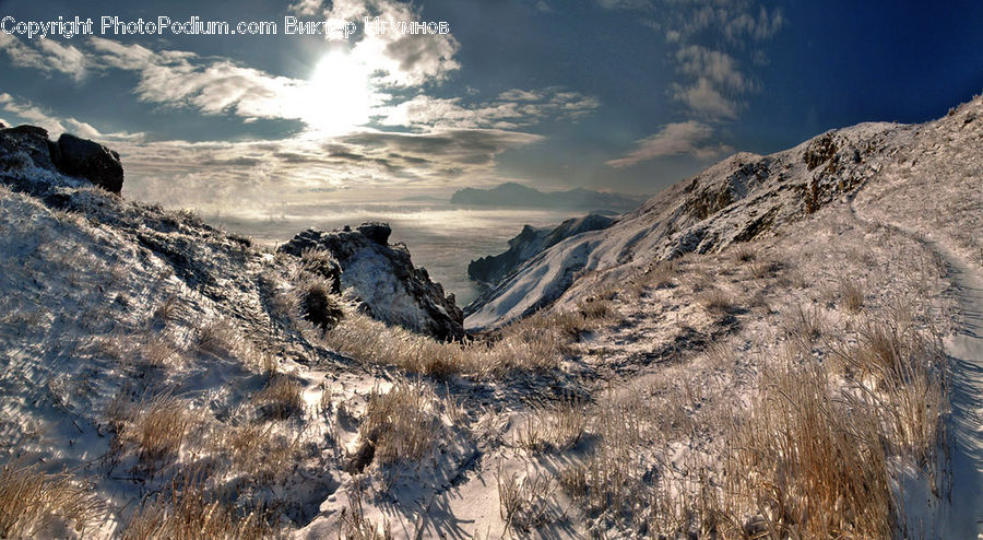 Crest, Mountain, Outdoors, Peak, Arctic, Glacier, Ice