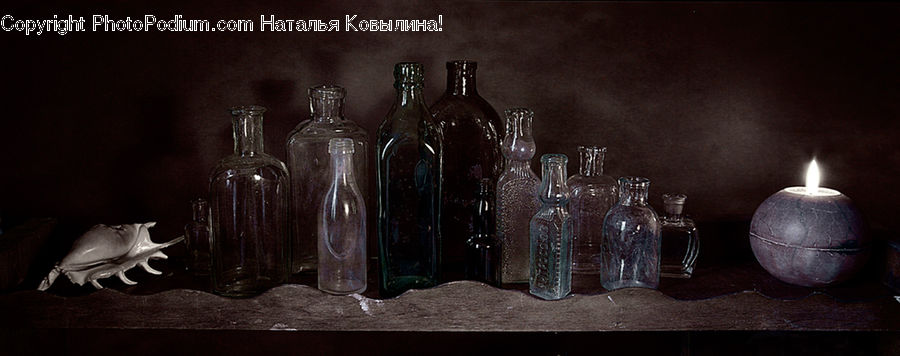 Candle, Bottle, Jar, Alcohol, Beer, Beer Bottle, Beverage