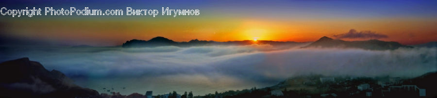 Dawn, Dusk, Sky, Sunrise, Sunset, Flare, Light
