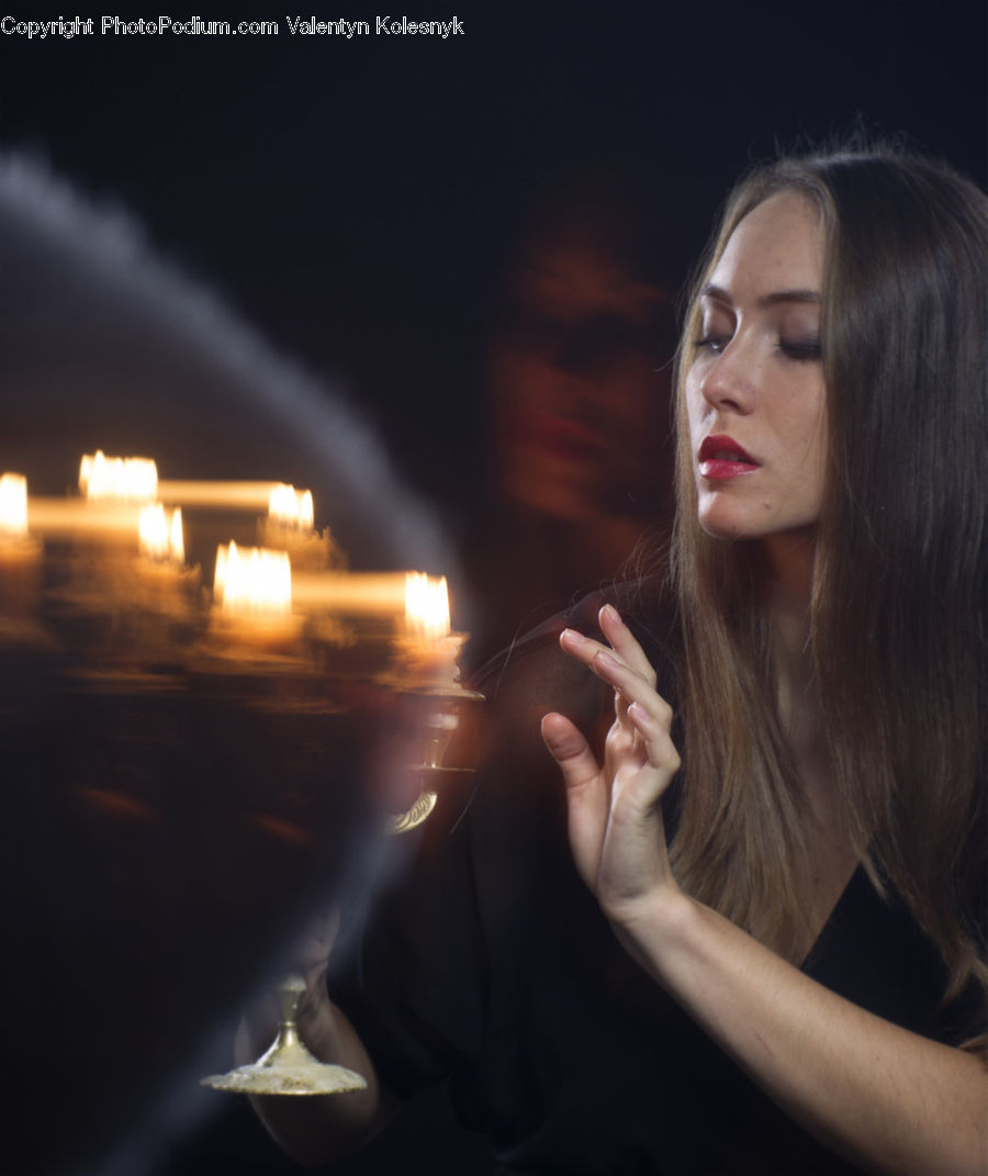 People, Person, Human, Candle, Lighting, Flare, Light