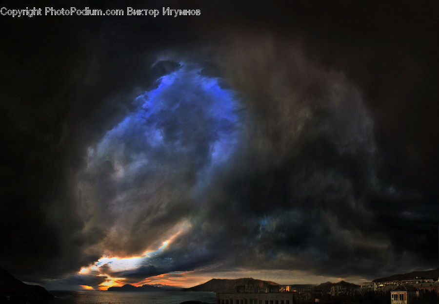 Azure Sky, Cloud, Outdoors, Sky, Eruption, Volcano