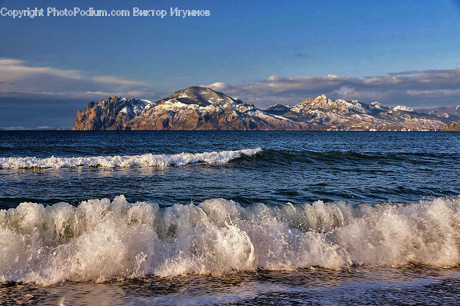 Outdoors, Sea, Sea Waves, Water, Beach, Coast, Ocean