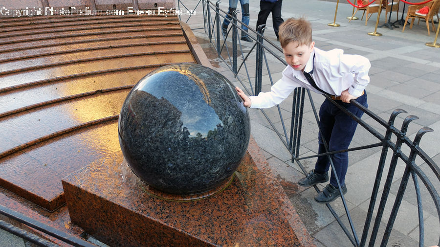 People, Person, Human, Railing, Fruit, Melon, Sphere