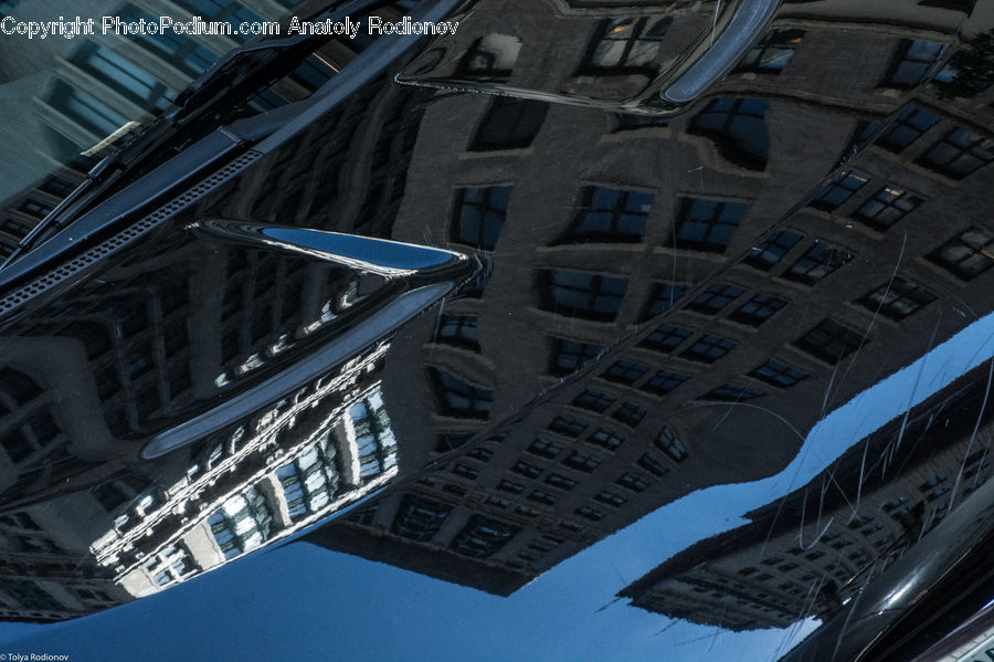 Train, Vehicle, Building, Office Building, City, Downtown, Urban