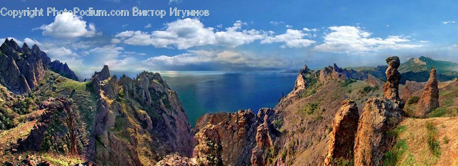Canyon, Outdoors, Valley, Cliff, Mountain, Crest, Peak