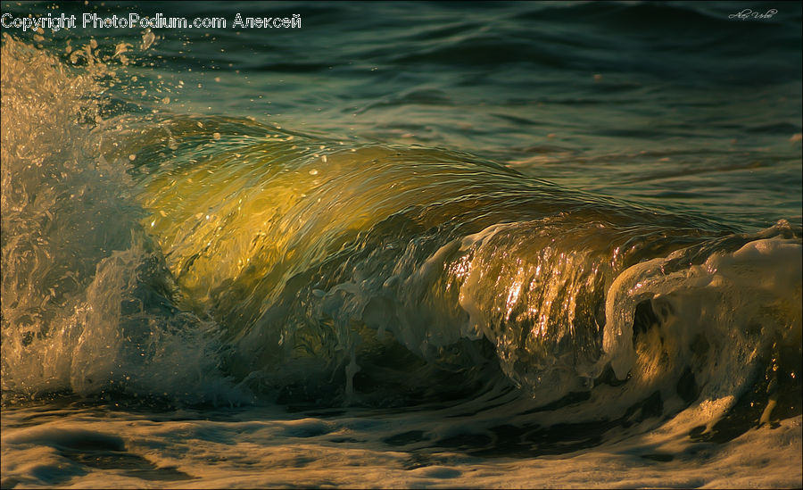 Outdoors, Sea, Sea Waves, Water, Sand, Soil