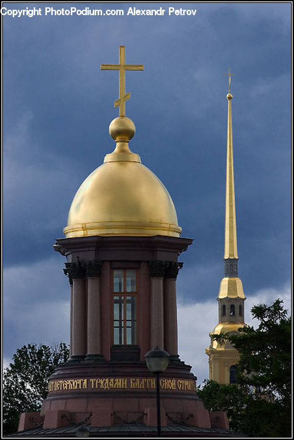 Plant, Potted Plant, Architecture, Dome, Bell Tower, Clock Tower, Tower
