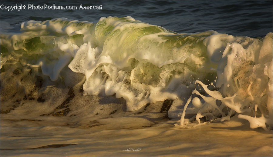 Outdoors, Sand, Soil, Sea, Sea Waves, Water, Aerial View