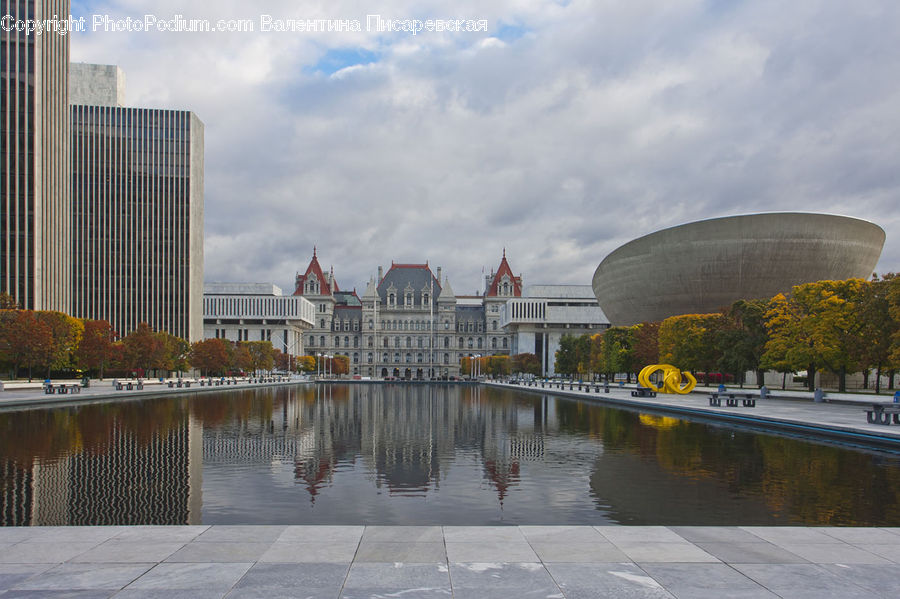 Canal, Outdoors, River, Water, Architecture, Observatory, Planetarium