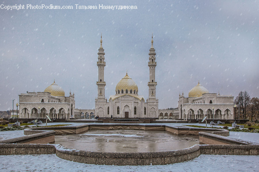 Architecture, Dome, Mosque, Worship, Building, Church, City