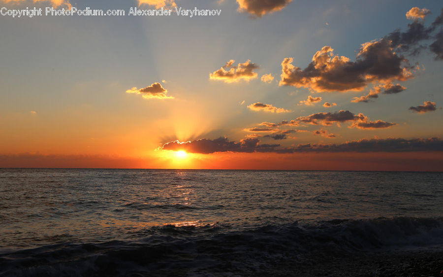 Dusk, Outdoors, Sky, Sunlight, Sunrise, Sunset, Azure Sky