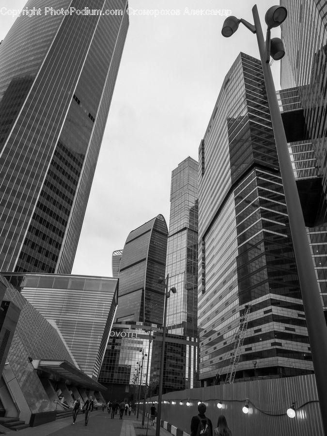 City, Downtown, Urban, Architecture, High Rise, Skyscraper, Canopy
