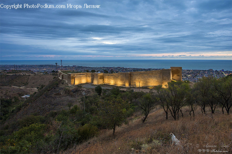 Castle, Fort, Bunker, Architecture, Column, Parthenon, Temple
