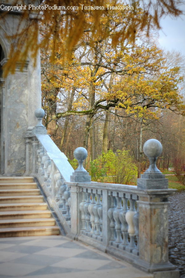 Banister, Handrail, Art, Sculpture, Statue, Park, Ball