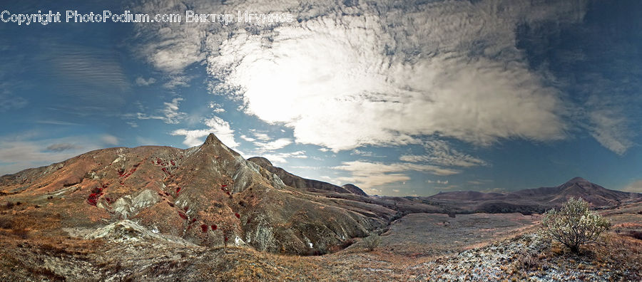 Crest, Mountain, Outdoors, Peak, Basin, Plateau, Dirt Road
