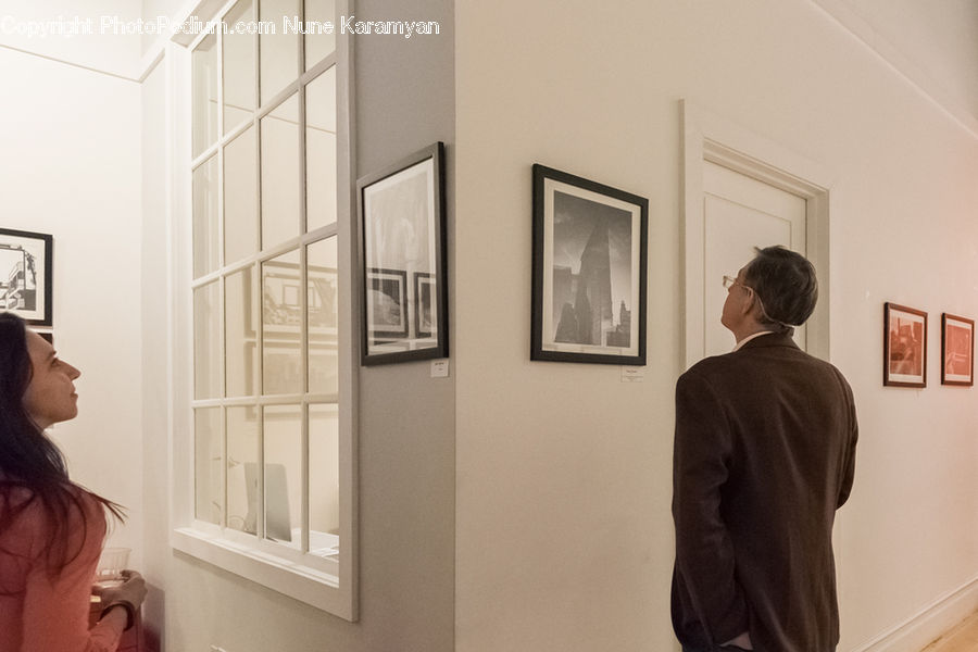People, Person, Human, Back, Art, Art Gallery, Portrait