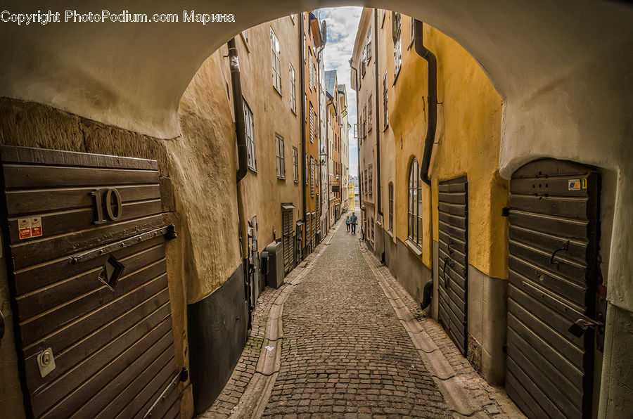 Crypt, Bunker, Corridor, Alley, Alleyway, Road, Street