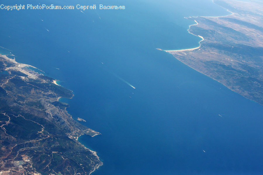 Aerial View, Coast, Outdoors, Sea, Water, Beach