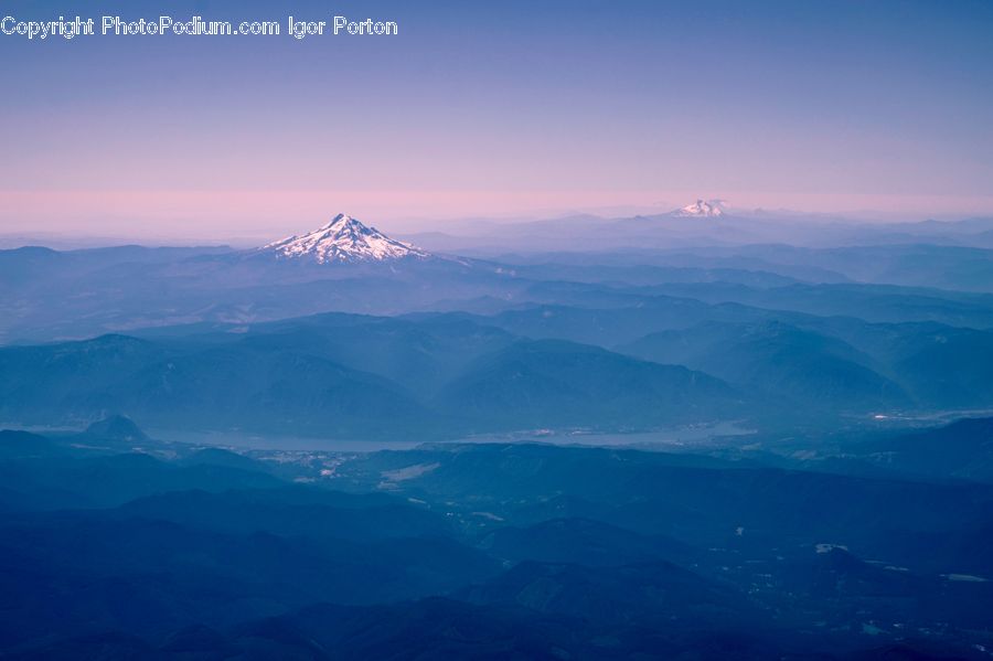 Mountain, Mountain Range, Outdoors, Dawn, Dusk, Sky, Sunrise