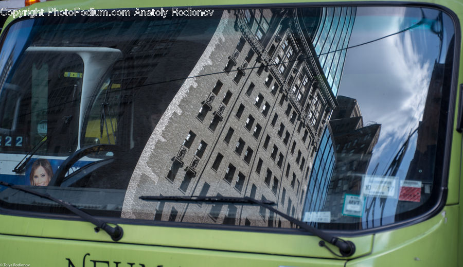 Bus, Vehicle, Moving Van, Van, Engine, Machine, Motor