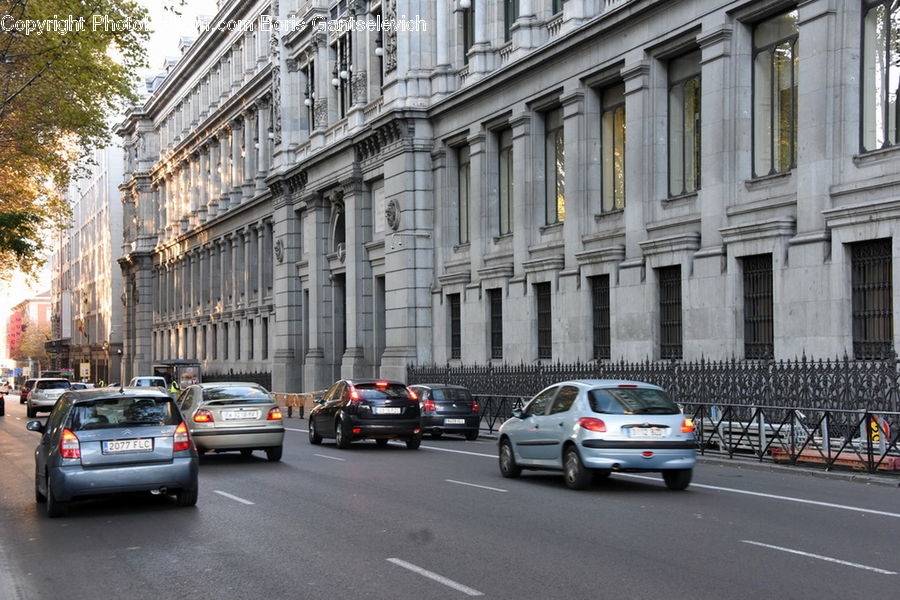 Automobile, Car, Vehicle, Parking, Parking Lot, Sedan, City