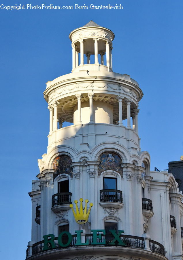 Architecture, Bell Tower, Clock Tower, Tower, Railing, Balcony, Beacon