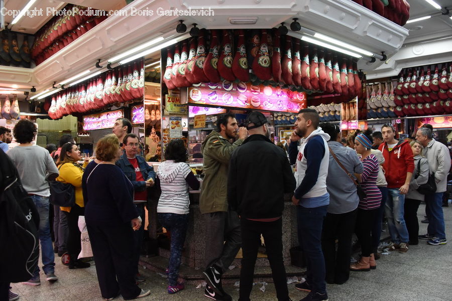 Human, People, Person, Food Court, Crowd, Bazaar, Market