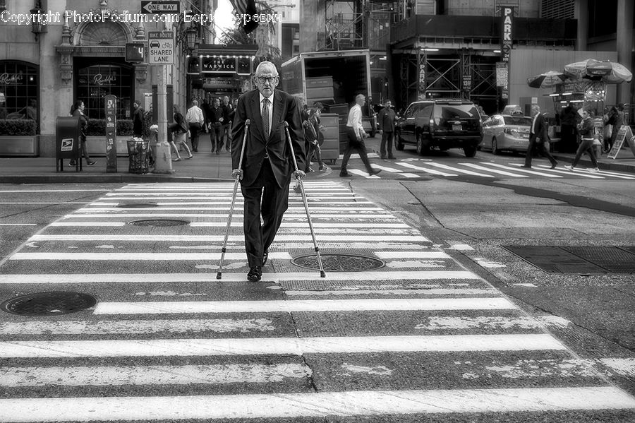 Human, People, Person, Automobile, Car, Vehicle, Asphalt
