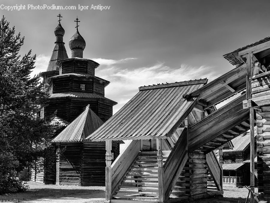 Architecture, Shrine, Temple, Worship, Tower, City, Downtown
