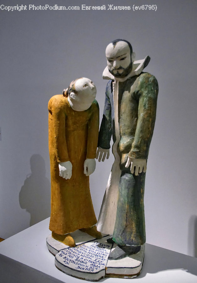 People, Person, Human, Art, Sculpture, Statue, Pot