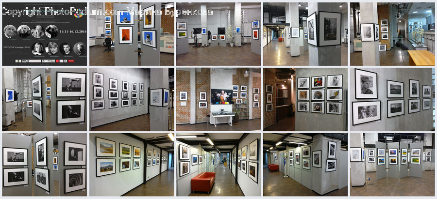 Collage, Poster, Art, Art Gallery, Subway, Train, Train Station