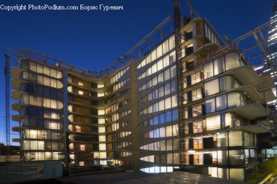 Building, Housing, Apartment Building, High Rise, Office Building, City, Downtown
