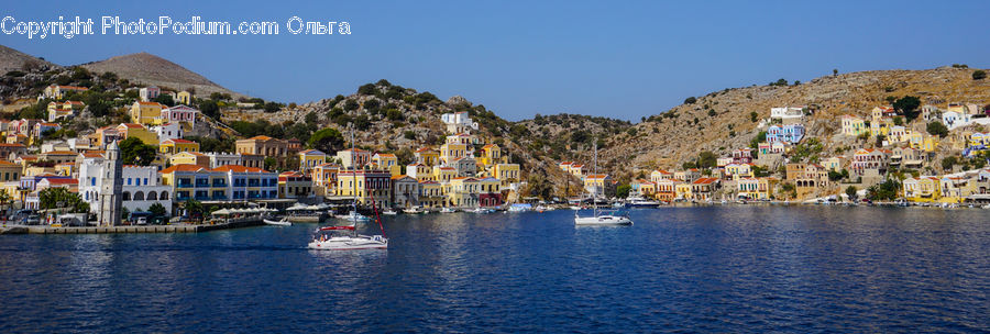 Waterfront, Harbor, Port, Building, Downtown, Town, Coast