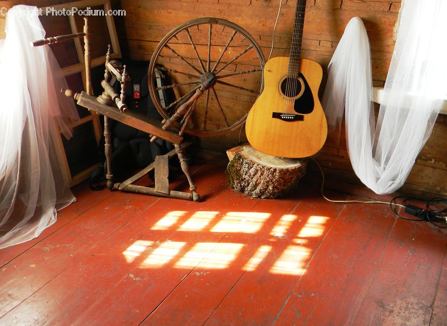 Lute, Mandolin, Musical Instrument, Guitar, Hardwood, Wood, Dining Room