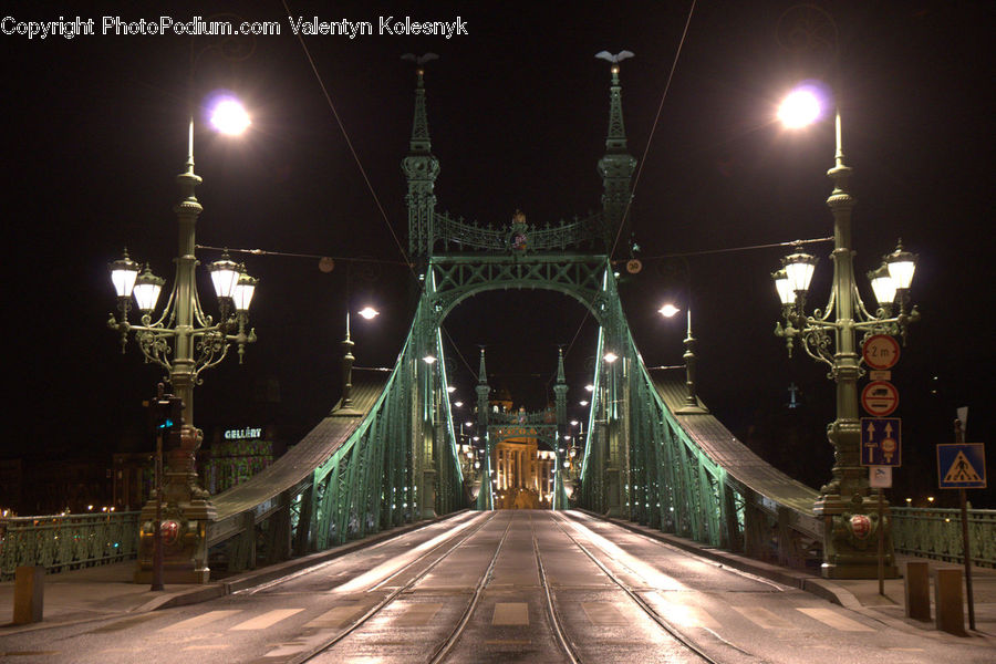 City, Downtown, Road, Metropolis, Urban, Bridge, Freeway