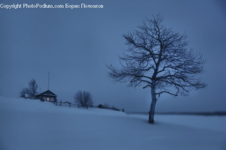 Ice, Outdoors, Snow, Blizzard, Weather, Winter, Cabin