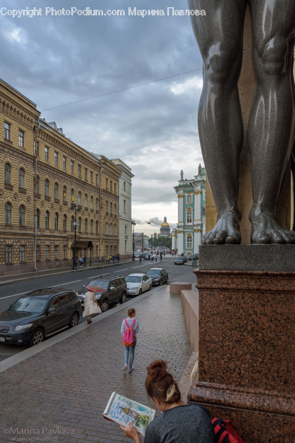 People, Person, Human, Art, Gargoyle, Statue, Automobile