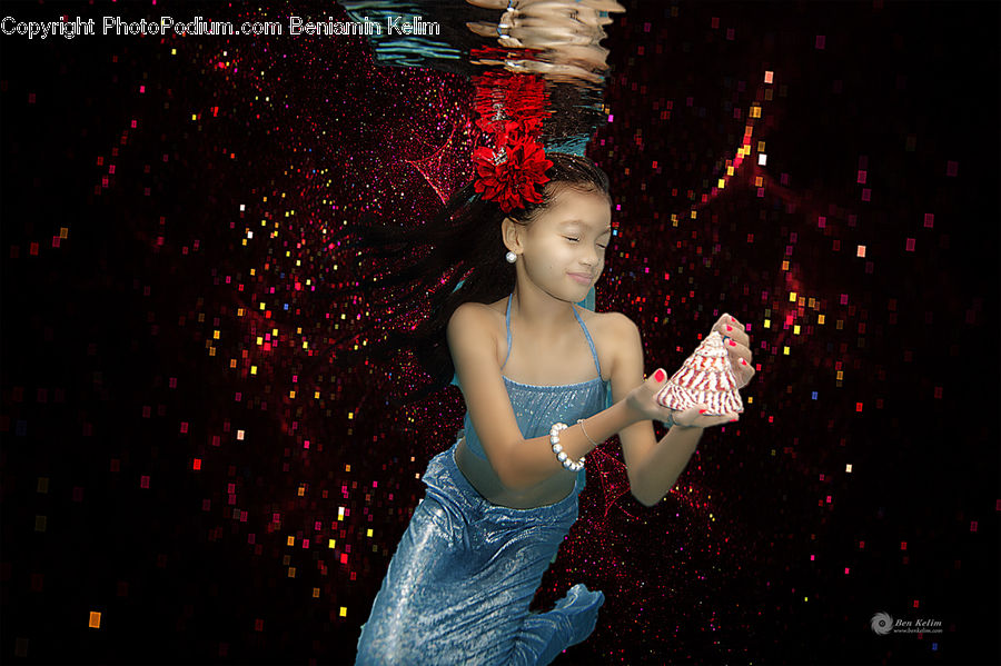 People, Person, Human, Confetti, Paper, Female, Girl