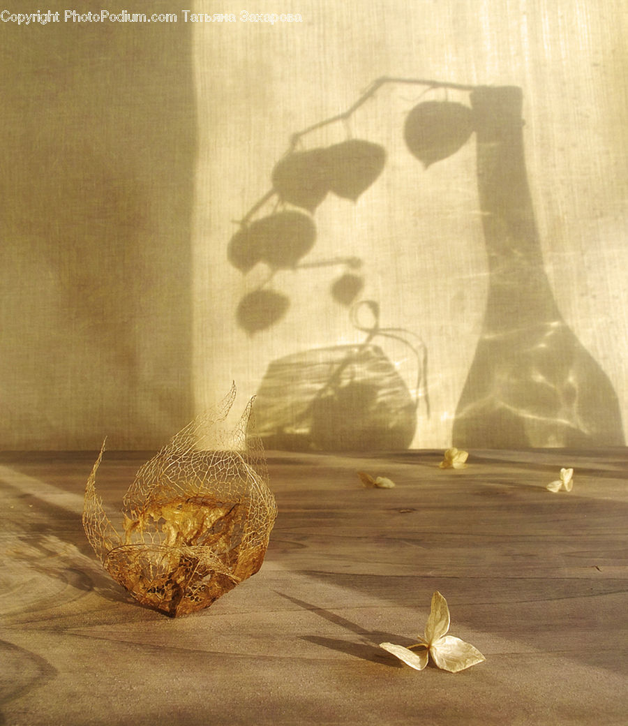 Garlic, Plant, Glass, Goblet, Indoors, Interior Design, Room