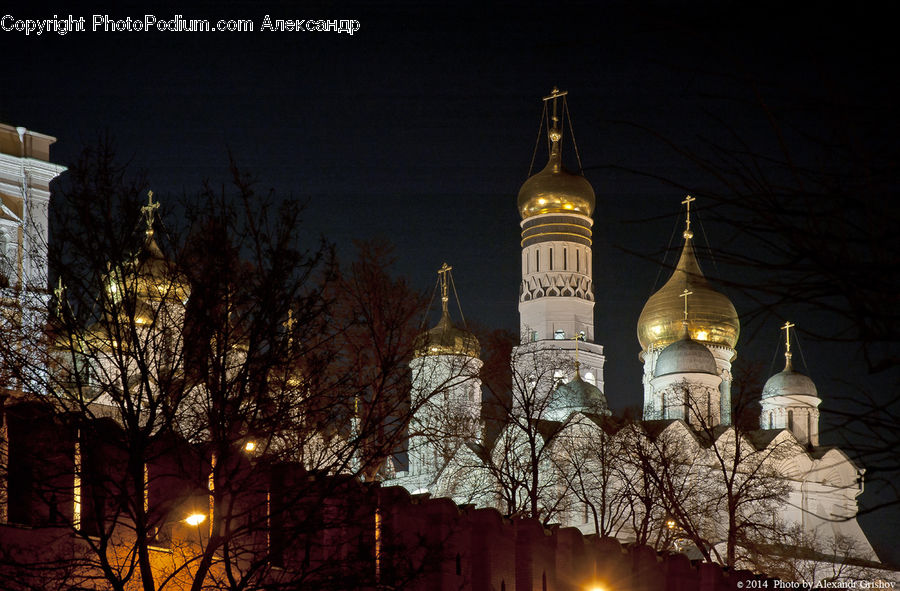 Architecture, Bell Tower, Clock Tower, Tower, Dome, Lighting, Building