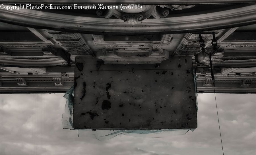 Factory, Ice, Outdoors, Snow, City, Downtown, Urban