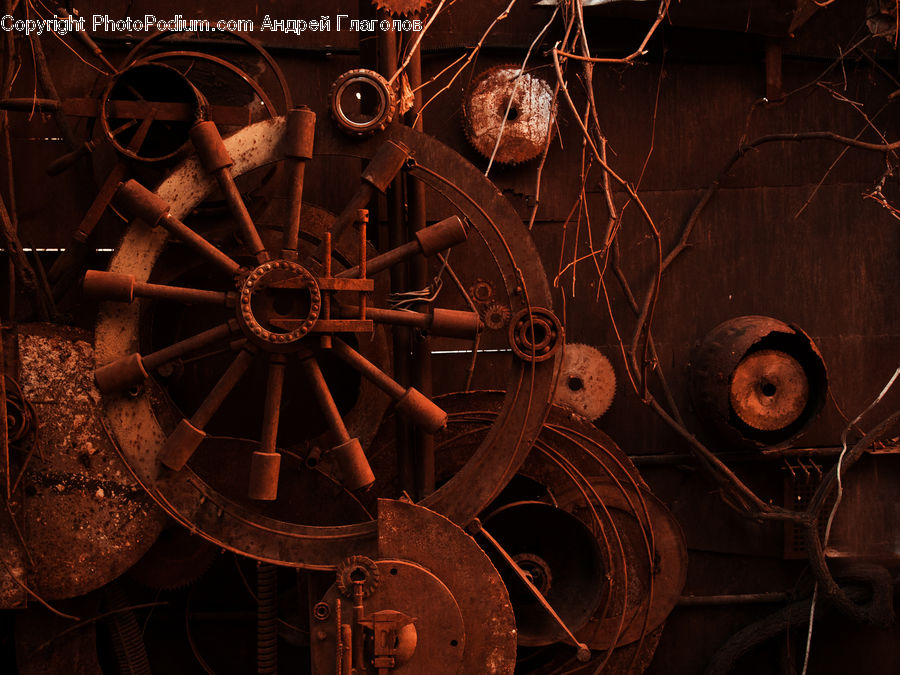 Rust, Gear, Machine, Wheel, Plumbing, Chair, Furniture
