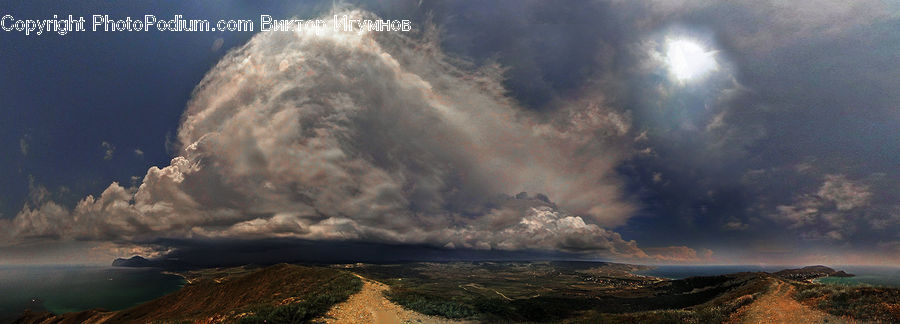 Eruption, Volcano, Azure Sky, Cloud, Outdoors, Sky, Cumulus